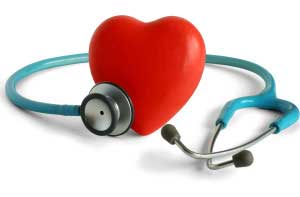 Heart with Stethoscope