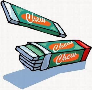chewing gum illustration